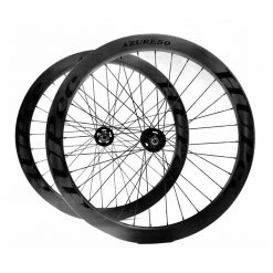 HUPcc HUP AZURE50 700c Aero Track Wheelset (50mm Deep Clinchers)