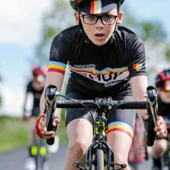 HUPcc HUP Belgian Kids Cycling Bib Shorts Road 13 HUPcc HUP Belgian Kids Cycling Bib Shorts Road