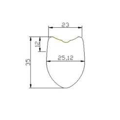 HUPcc CX HUP TD35 'Black Label' 700c Disc Aero Wheelset (35mm Deep BC Legal Tubs)