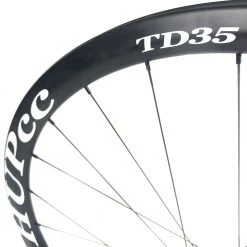 HUPcc HUP TD35 700c Disc Aero Tubular Wheelset (35mm Deep BC Legal Tubs) CX