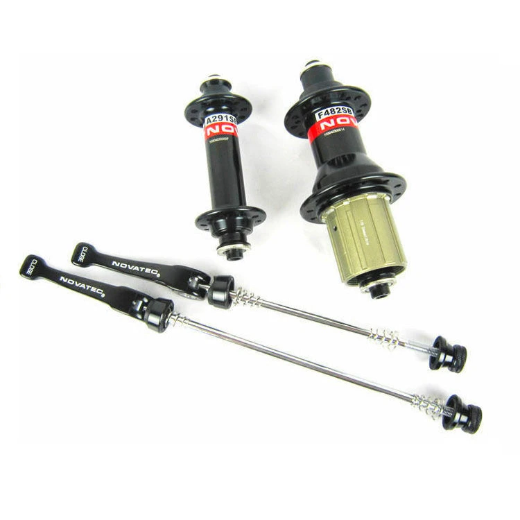 Novatec Hubs A291SB-SL (20H) & F482SB-SL (24H) Road Race Hubset 1 Novatec Hubs A291SB-SL (20H) & F482SB-SL (24H) Road Race Hubset